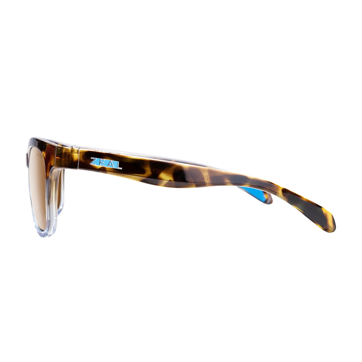 Zeal Duskwing Sunglasses Polarized in Tortoise Sky with Copper